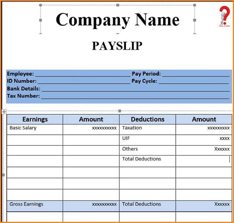 Paysilip .